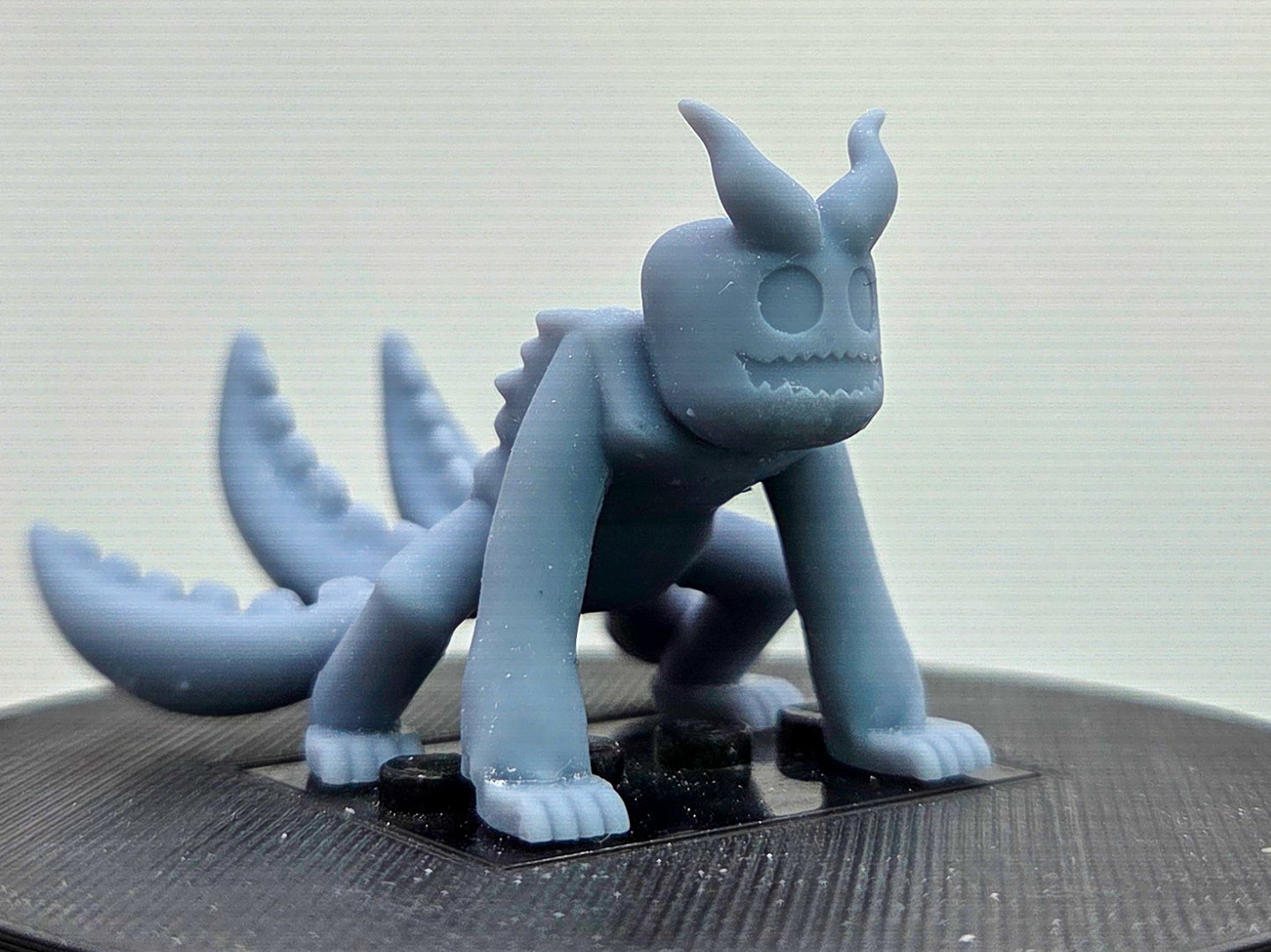 Custom 3D printed ninja beast with 4 tails