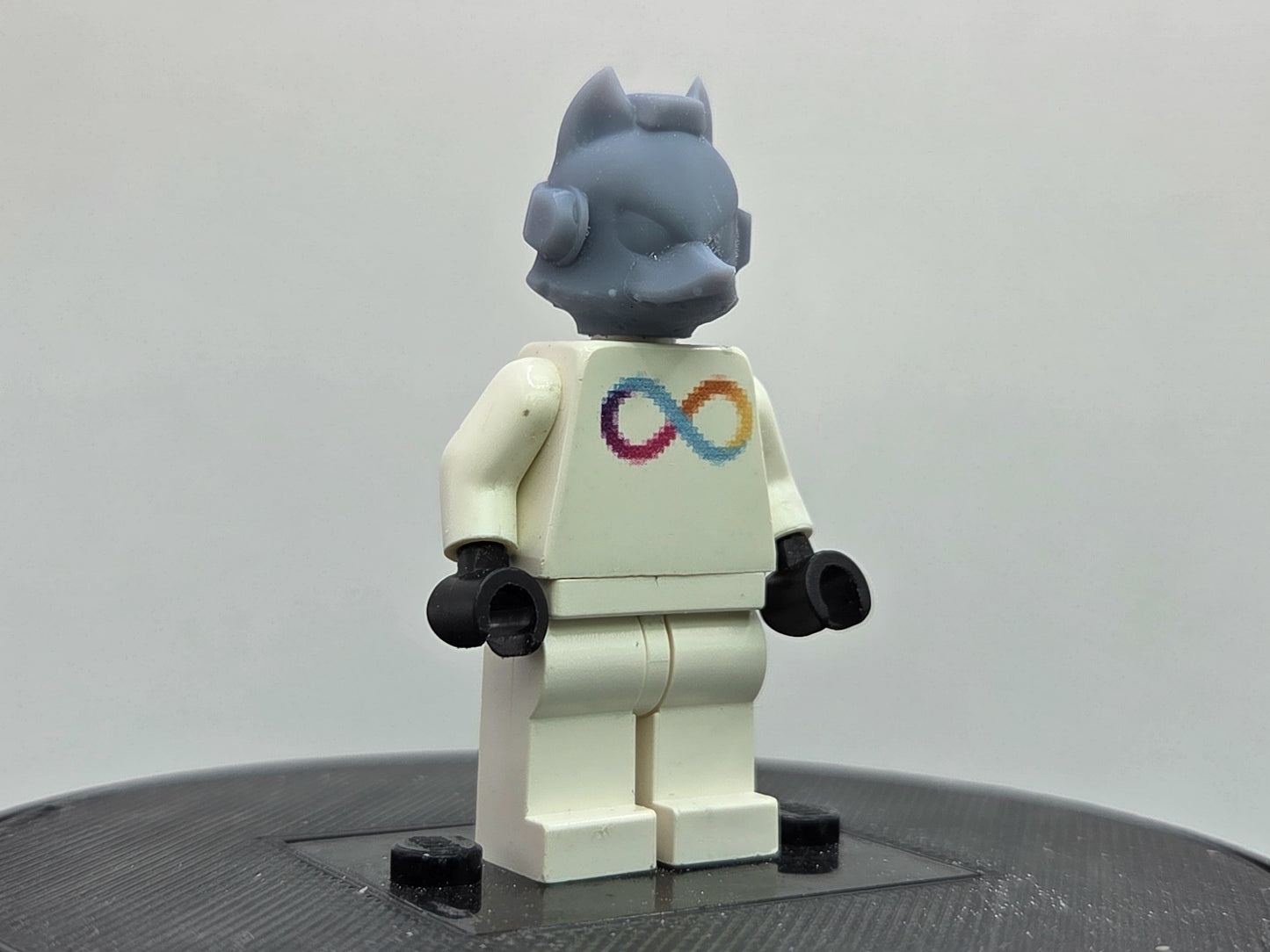 Custom 3D printed bird head starship fighter fox!