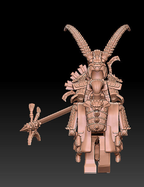 ***Pre order item!**** Chinese warrior on horse!