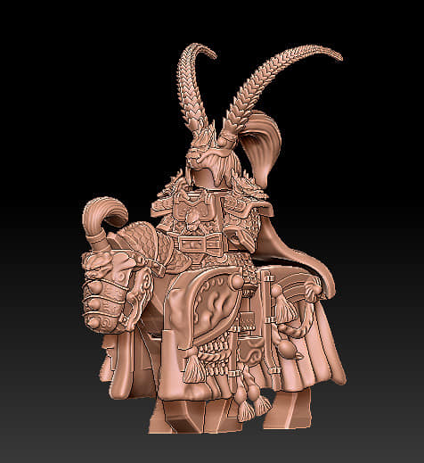 ***Pre order item!**** Chinese warrior on horse!