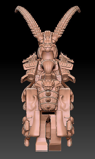 ***Pre order item!**** Chinese warrior on horse!