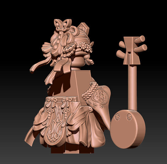 ***Pre order item!**** Chinese female with instrument!