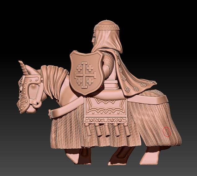 ***Pre order item!**** Knight on horse!
