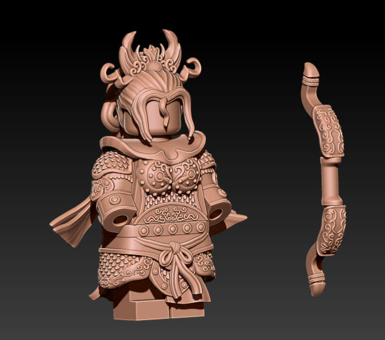 ***Pre order item!**** Chinese female warrior with bow!