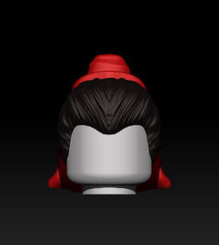***Pre order item!**** Hairpiece with red cloth