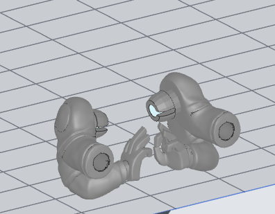 Custom 3D printed double arms of sorcerer villain!