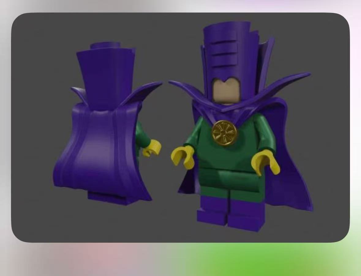 Custom 3D printed Magic wizard villain!