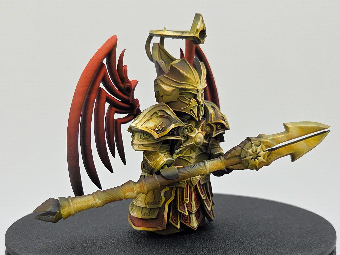 Custom 3D printed and painted