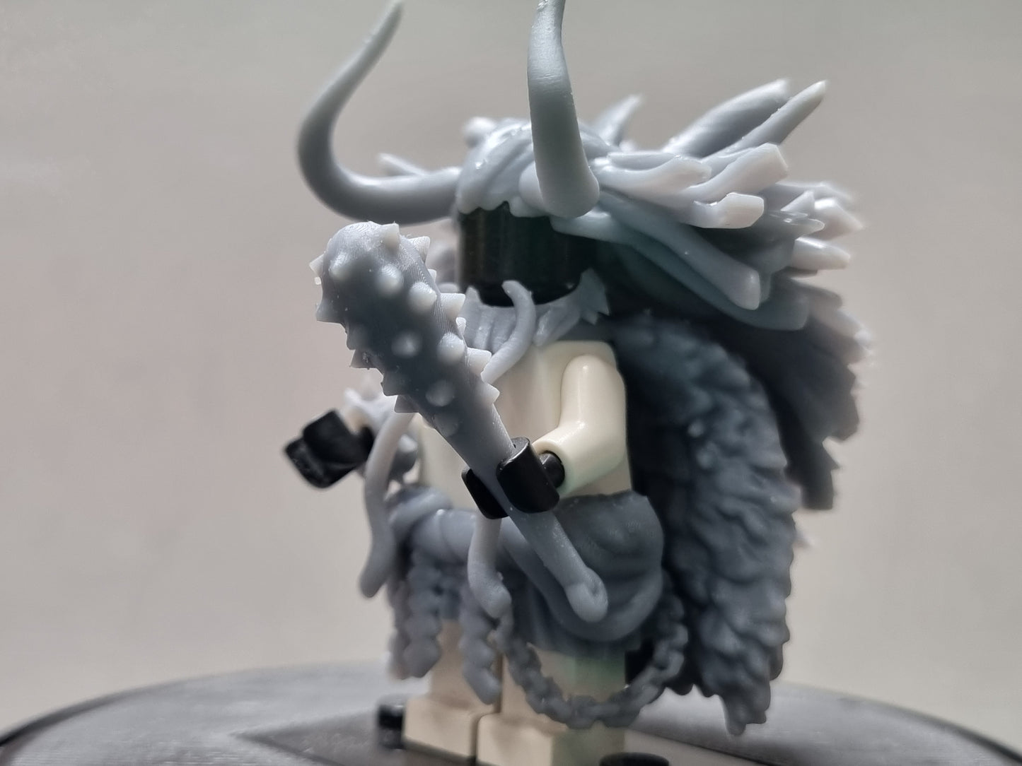 Lego compatible bull dragon custom 3D printed armor set!