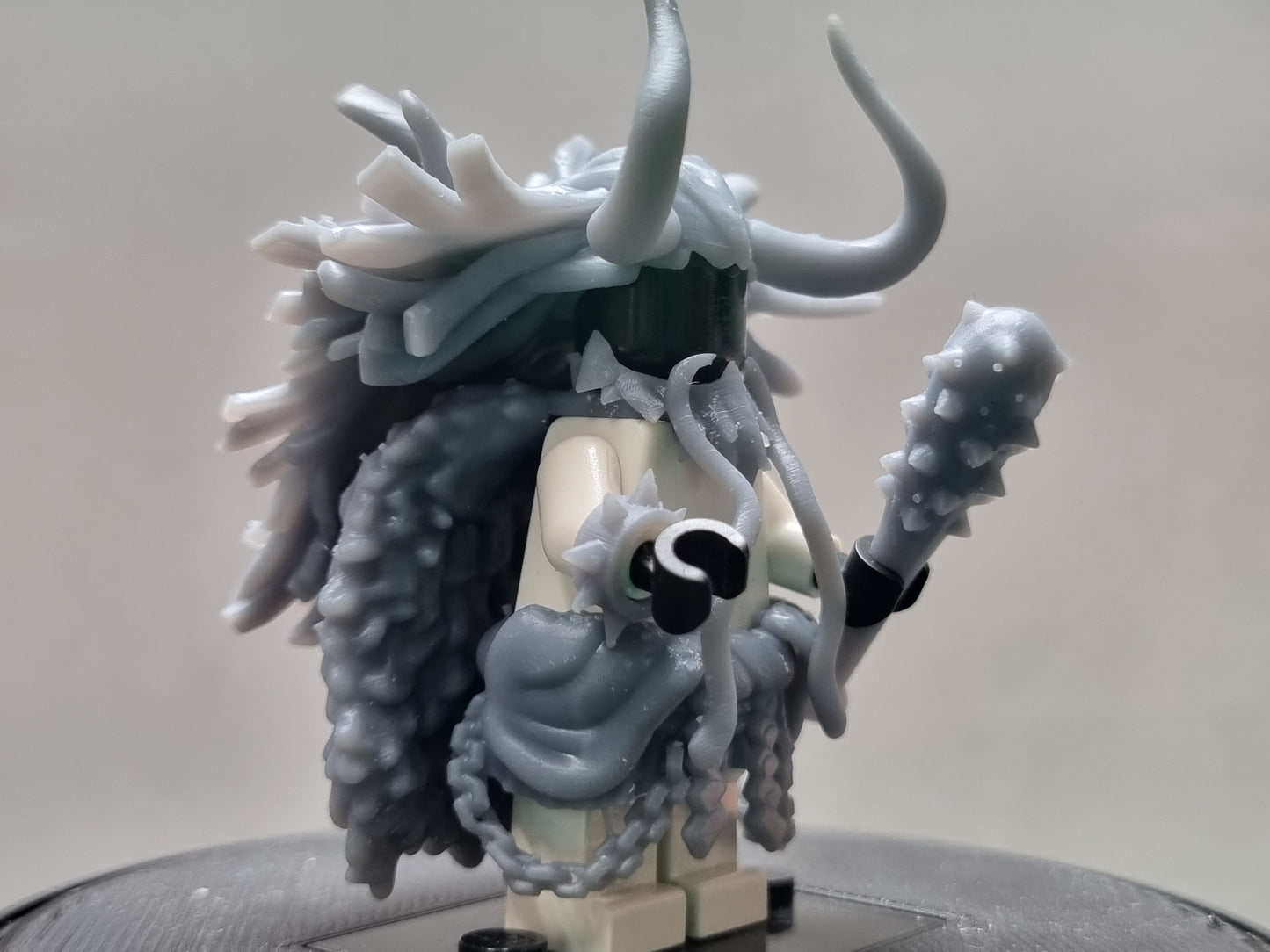 Lego compatible bull dragon custom 3D printed armor set!