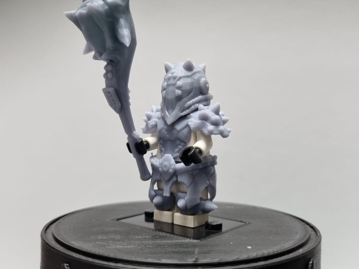 Lego custom 3D printed Hunter with mace armor set!