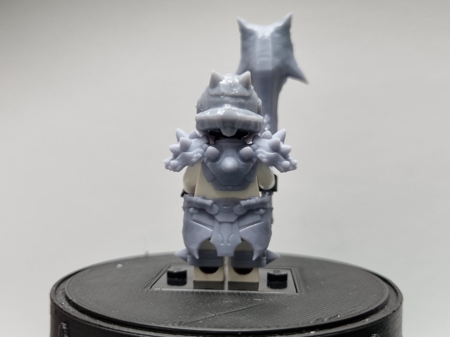 Lego custom 3D printed Hunter with mace armor set!