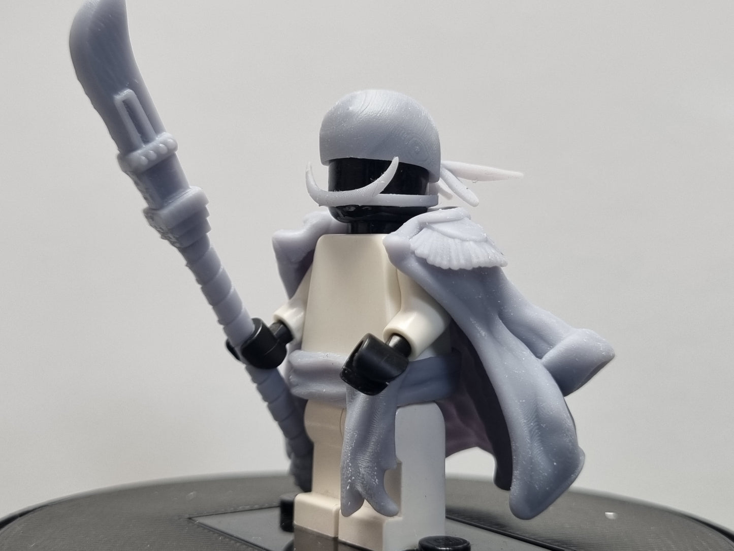Lego compatible custom 3D printed mustage man set!