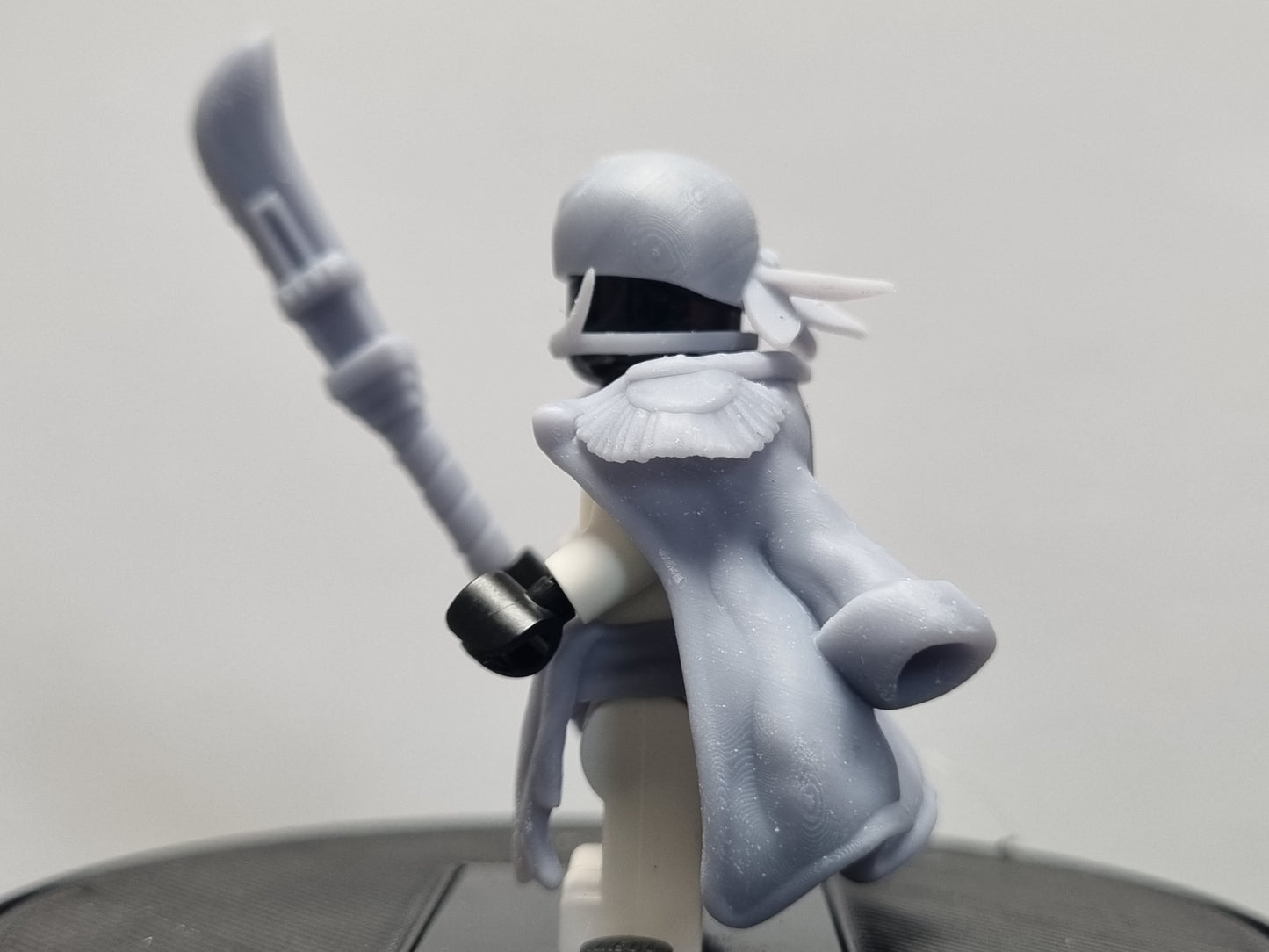 Lego compatible custom 3D printed mustage man set!