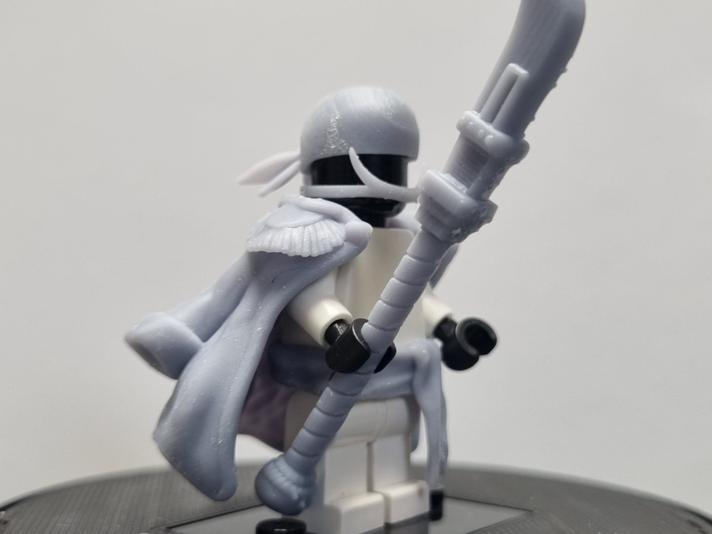 Lego compatible custom 3D printed mustage man set!