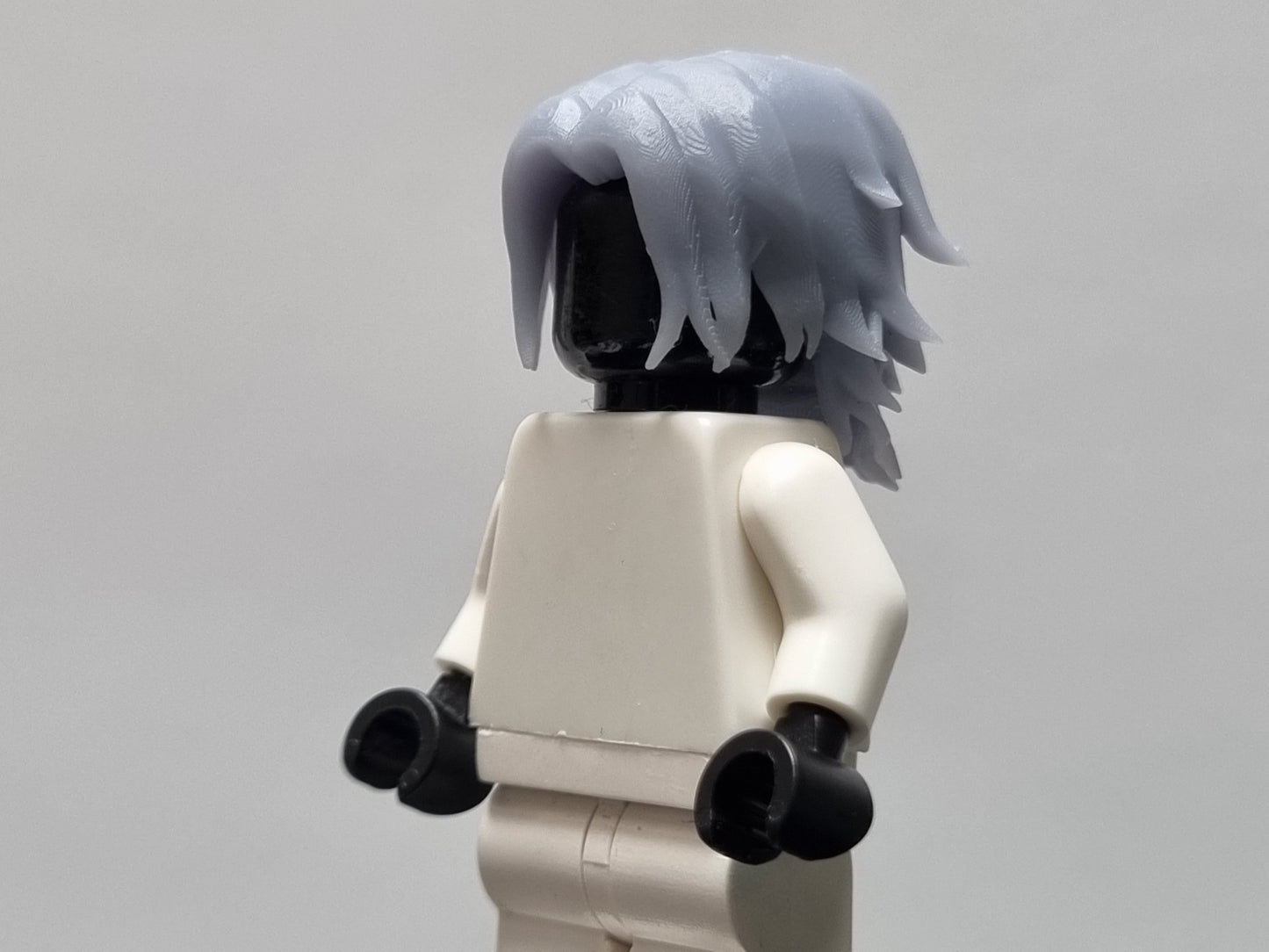 Lego compatible custom 3D printed flaiming brohter guy hair and hat!