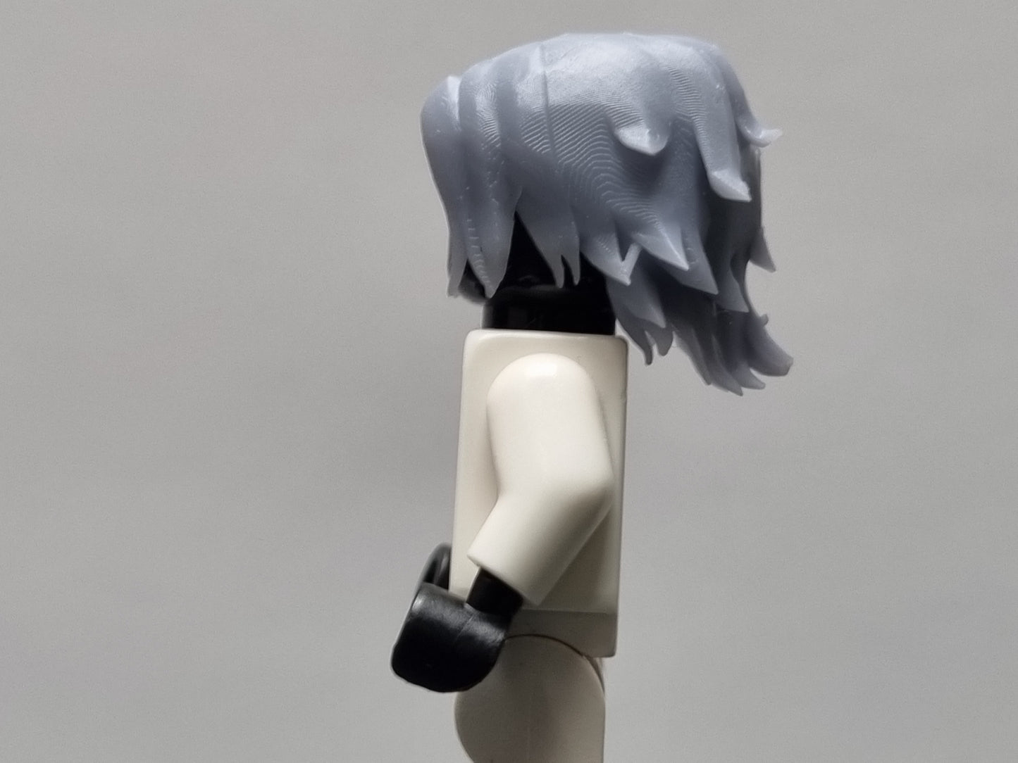 Lego compatible custom 3D printed flaiming brohter guy hair and hat!