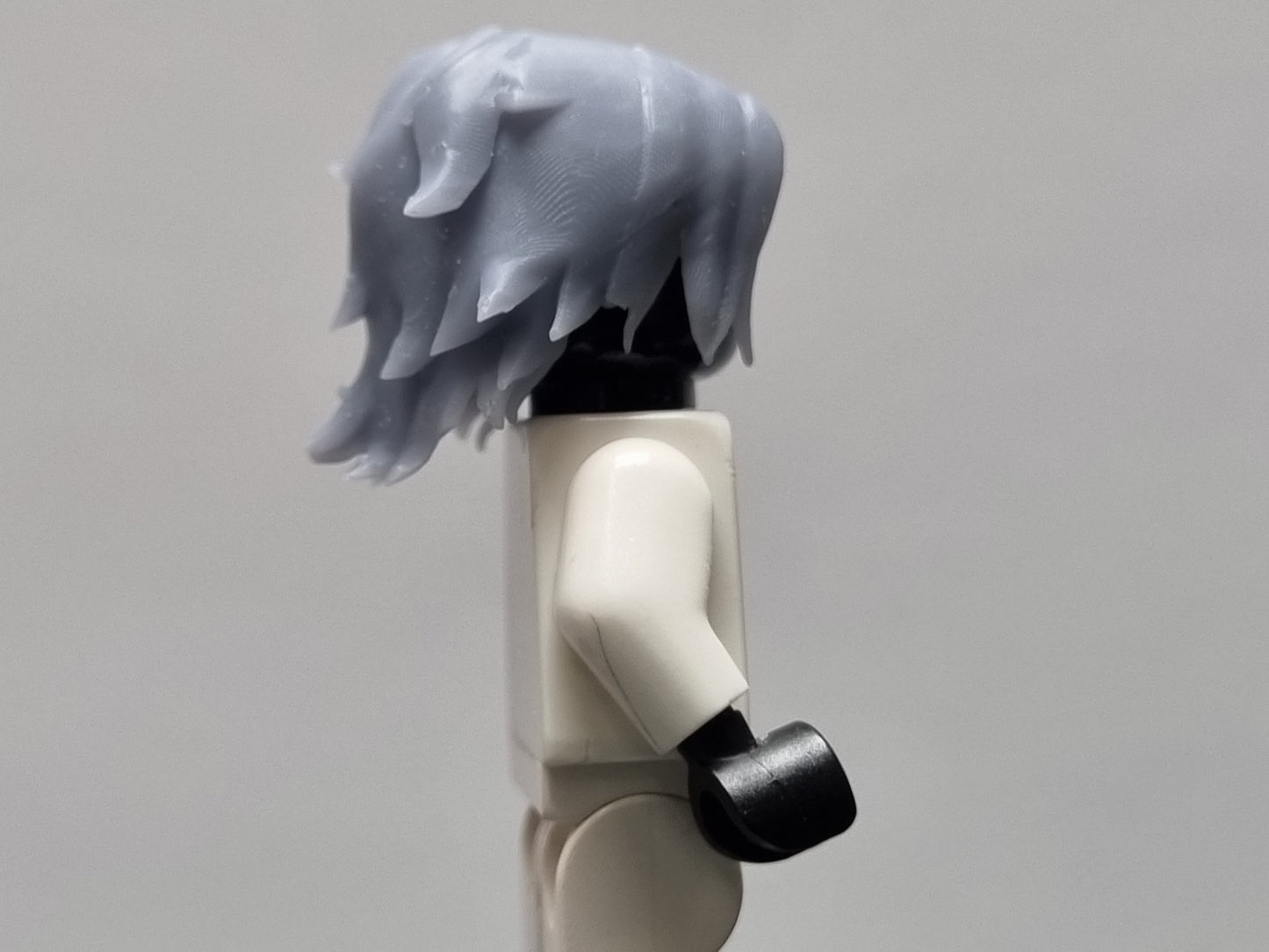 Lego compatible custom 3D printed flaiming brohter guy hair and hat!
