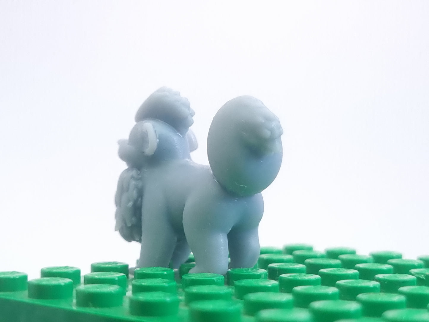 Lego compatible 3D printed custom fire like fox!