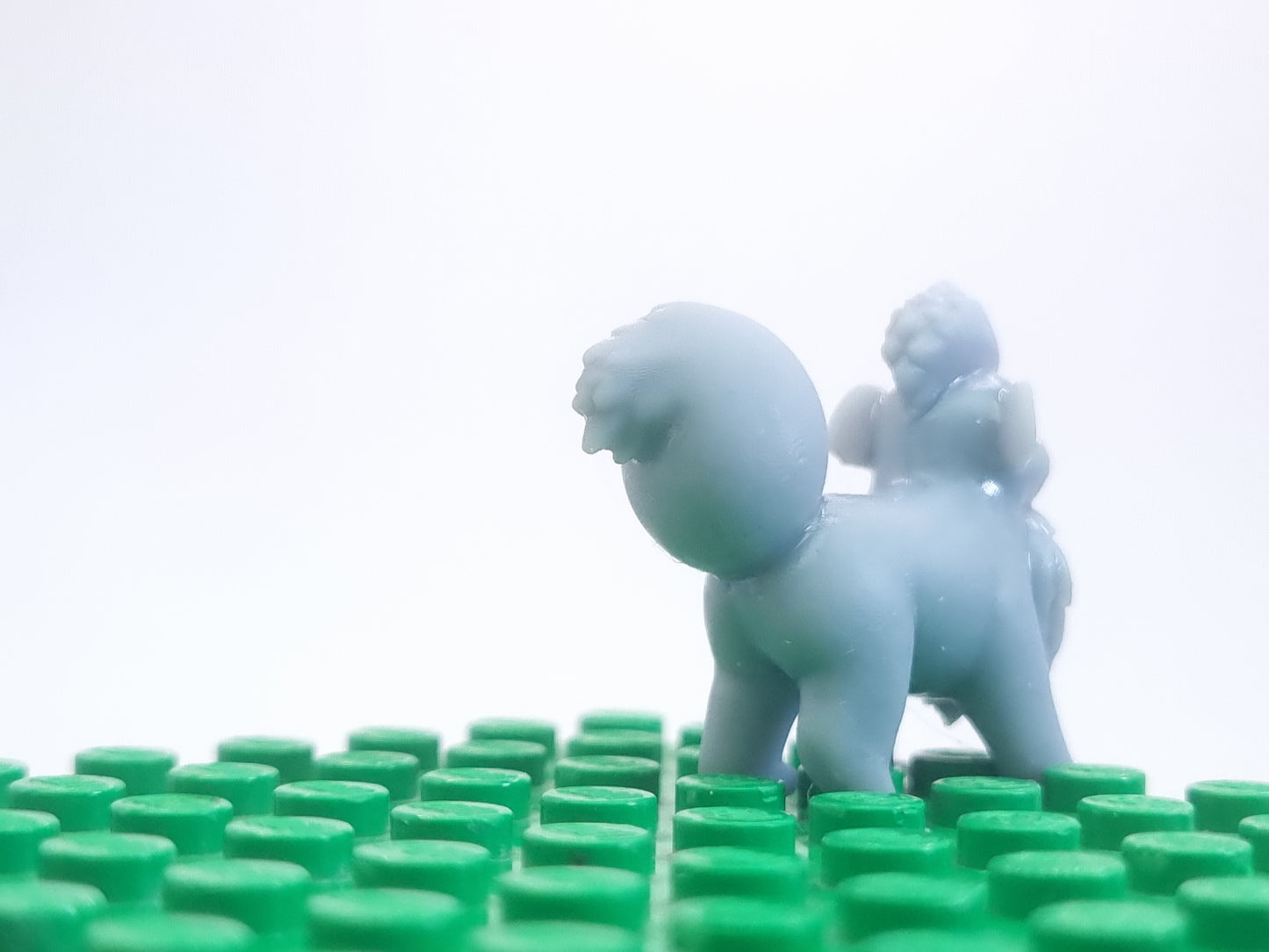 Lego compatible 3D printed custom fire like fox!