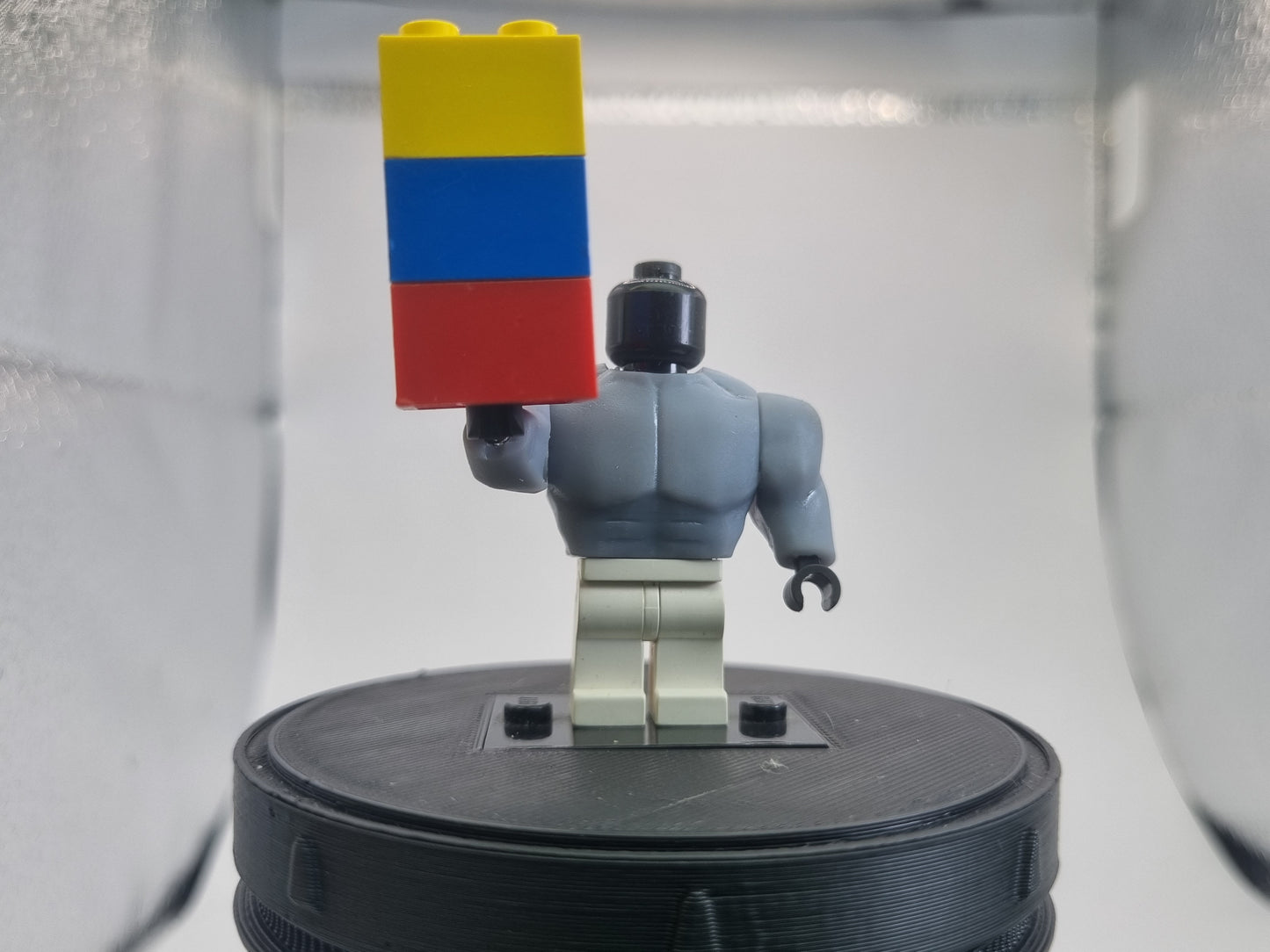 Lego compatible custom 3D printed buffed body!