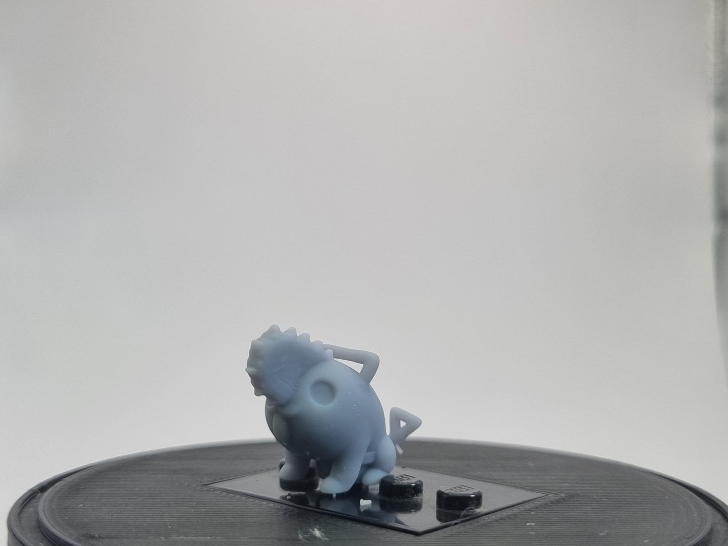 lego compatible 3D printed dog with chainsaw!