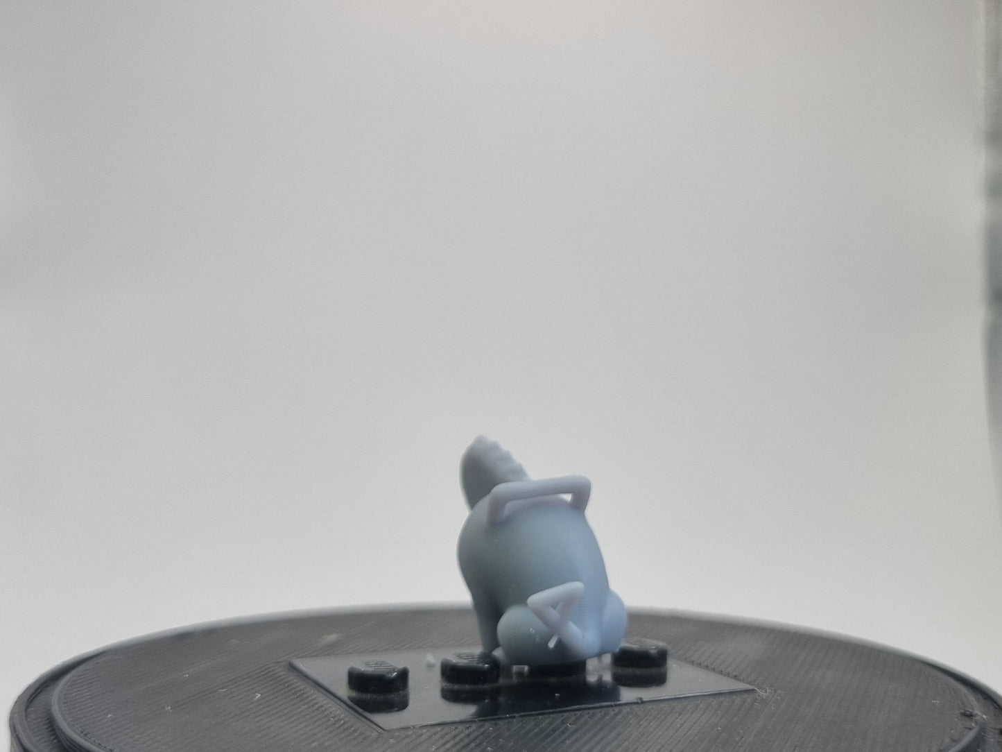 lego compatible 3D printed dog with chainsaw!