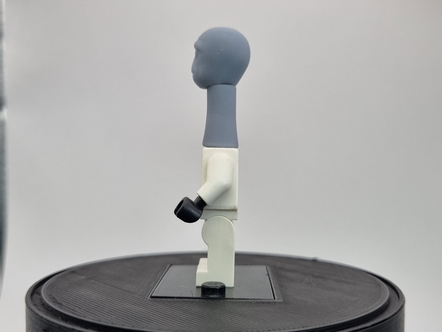 lego compatible 3D printed turnable Long neck alien head!