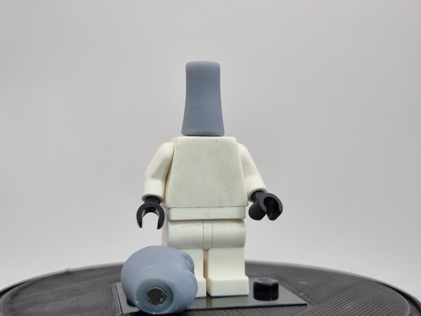 lego compatible 3D printed turnable Long neck alien head!