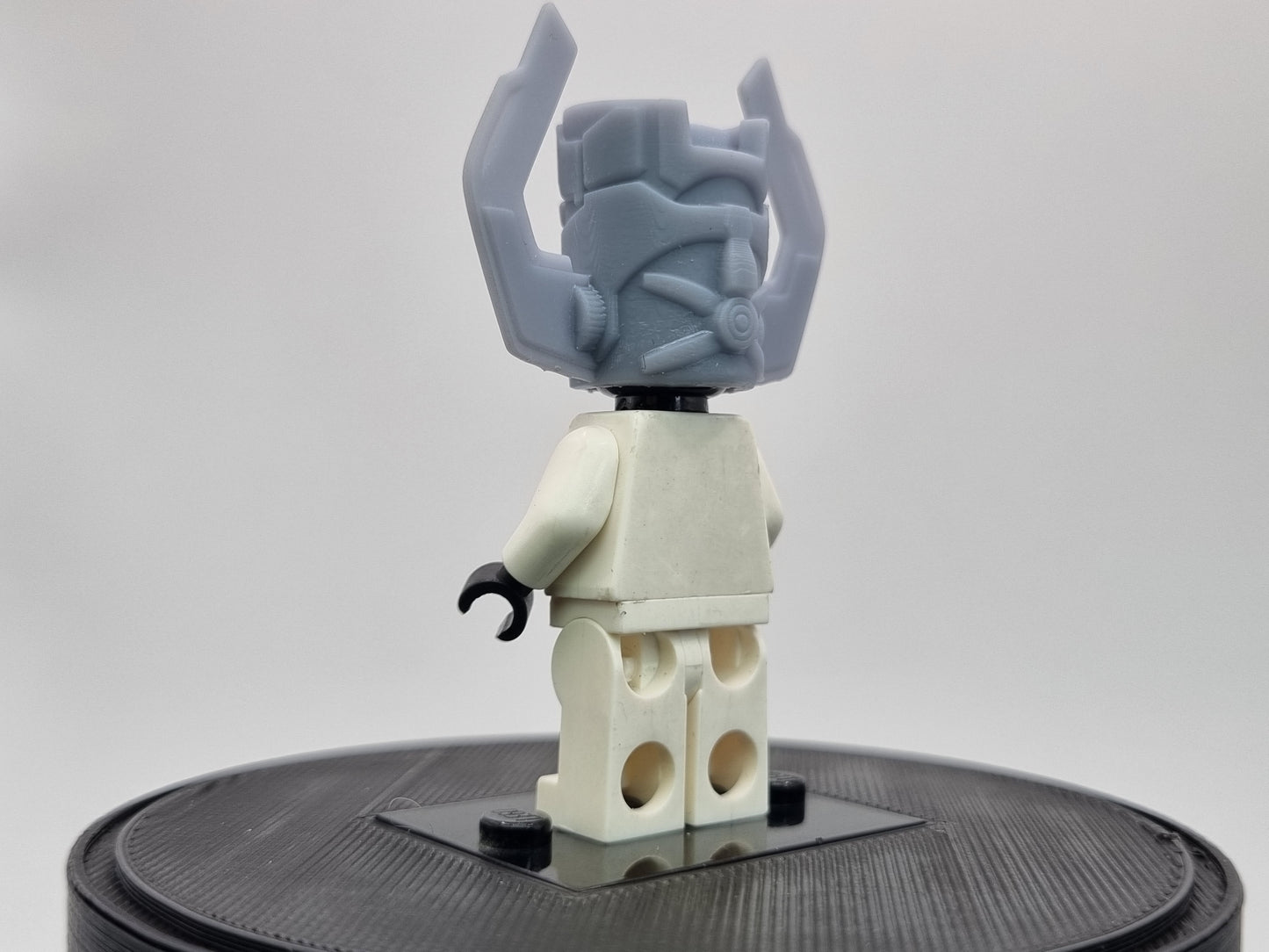 Lego compatible 3D printed guy with big hunger helmet!