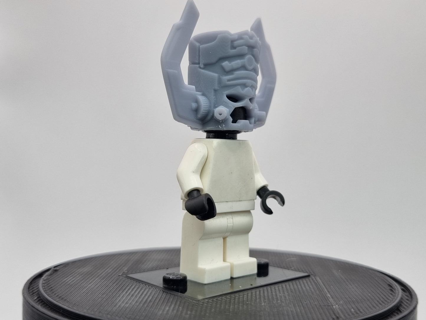 Lego compatible 3D printed guy with big hunger helmet!