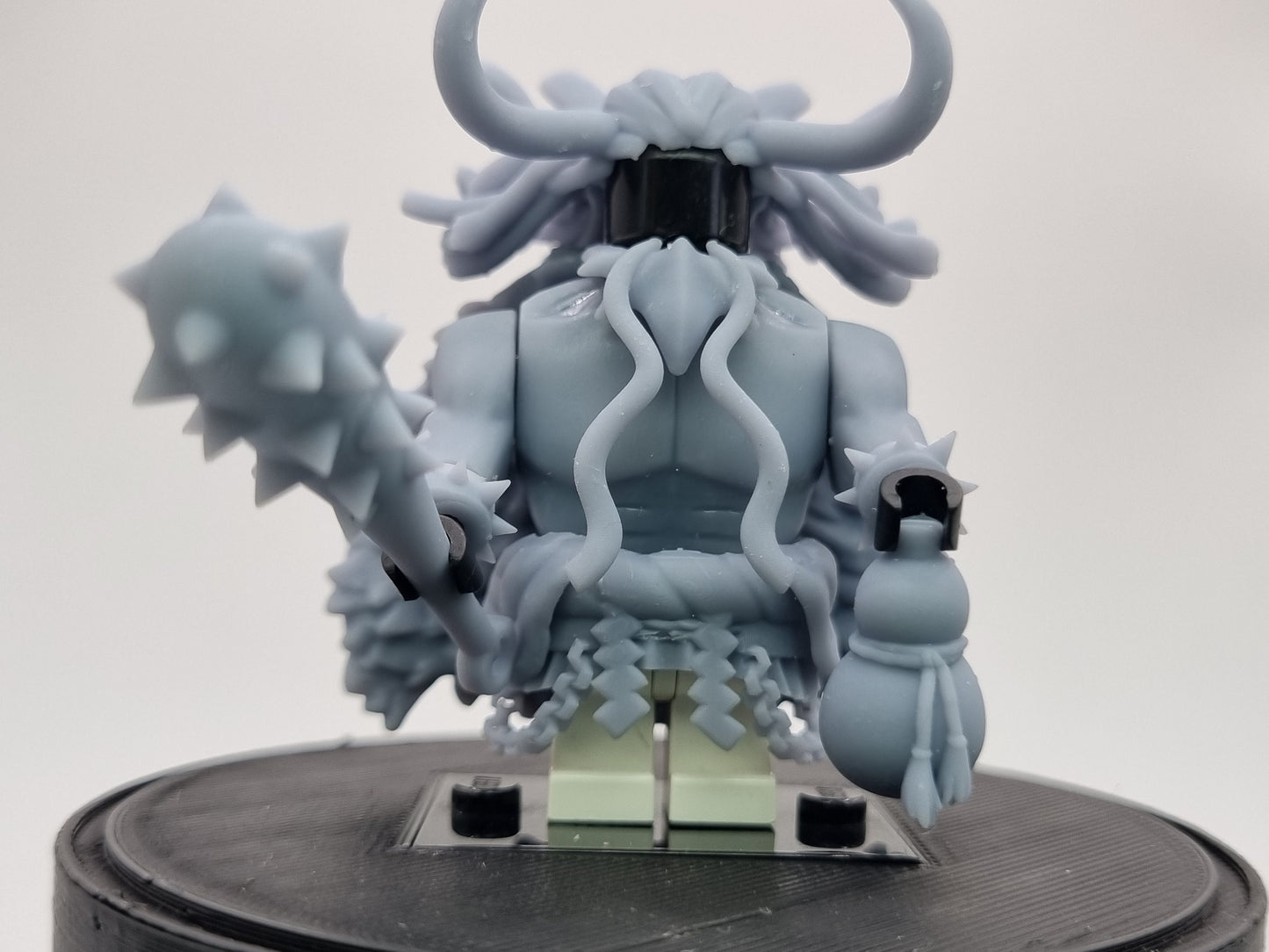 Building toy buffed dragon bull armor set!