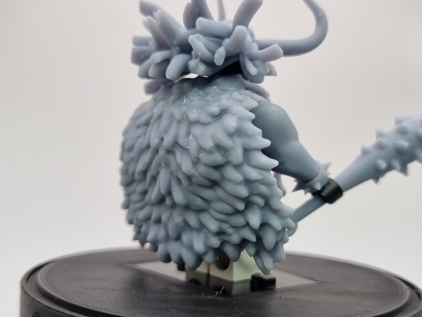 Building toy buffed dragon bull armor set!