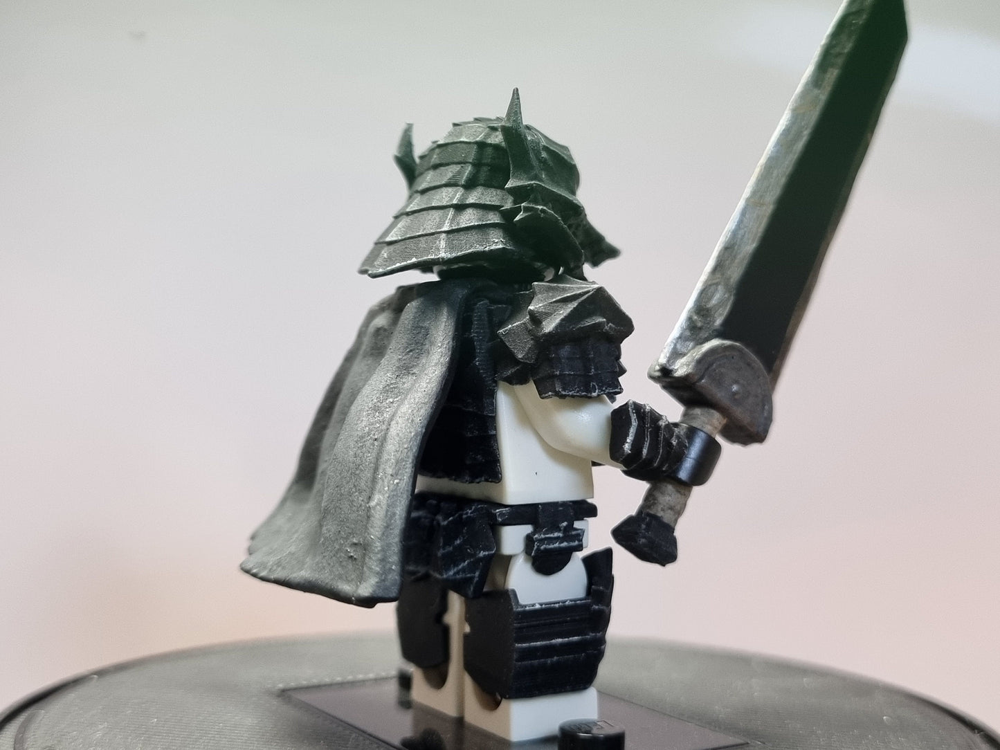 Building toy painted custom 3D printed dog armor set