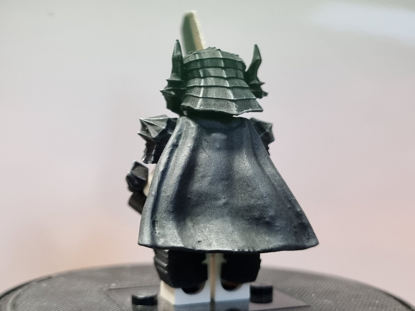 Building toy painted custom 3D printed dog armor set