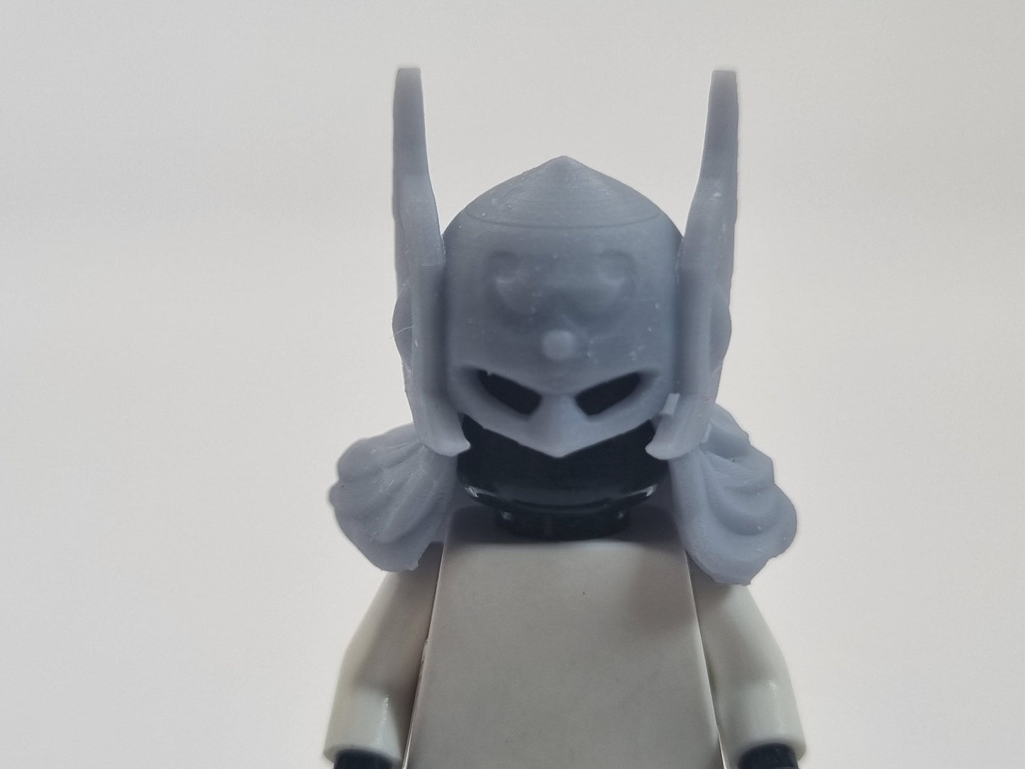 Building toy custom 3D printed Norse god heads and hairs v2!
