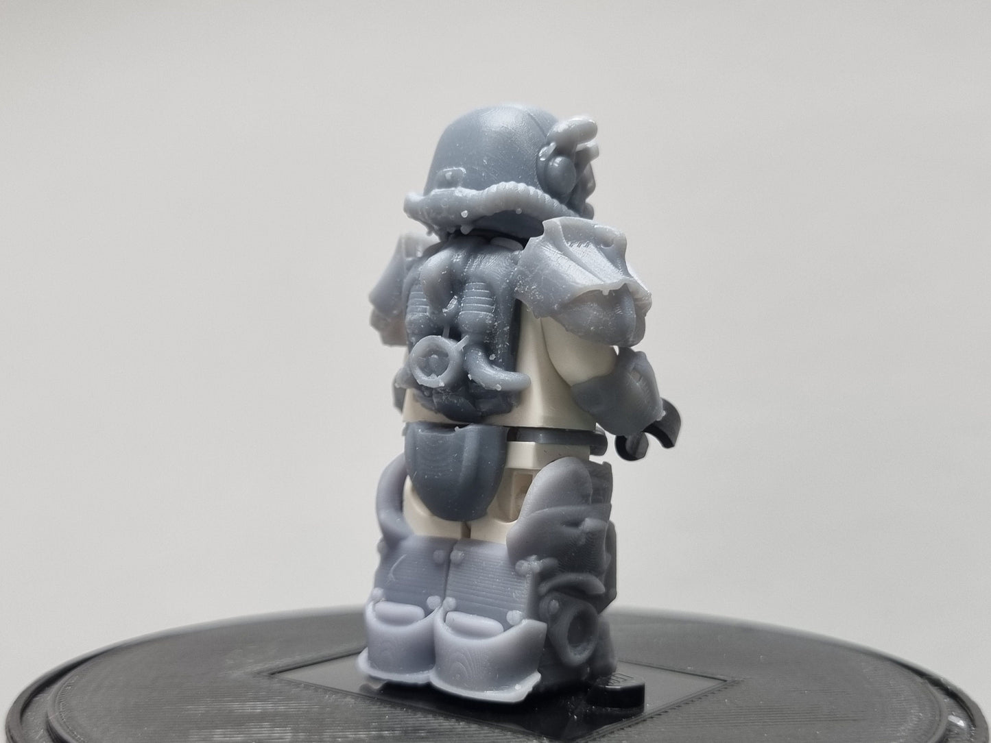 Building toy custom 3D printed waste land armor set