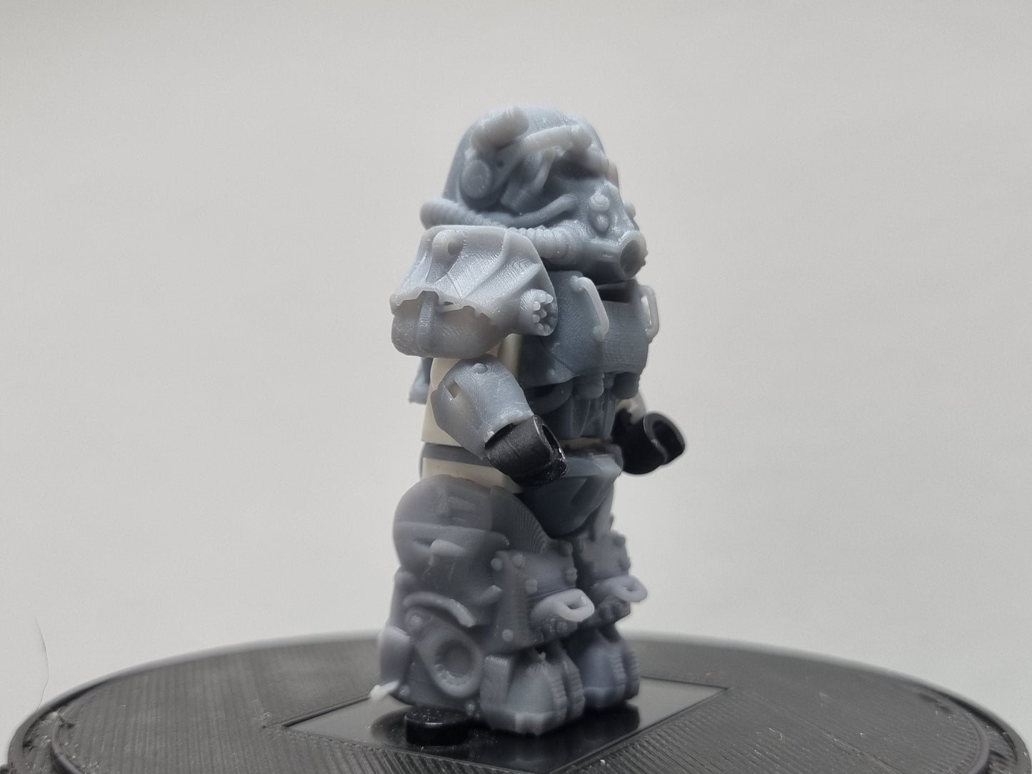 Building toy custom 3D printed waste land armor set