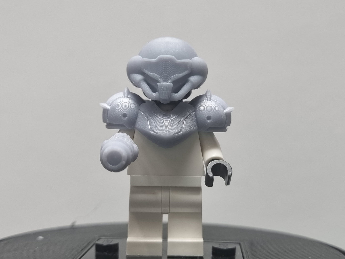 Building toy custom 3D printed alien power armor set