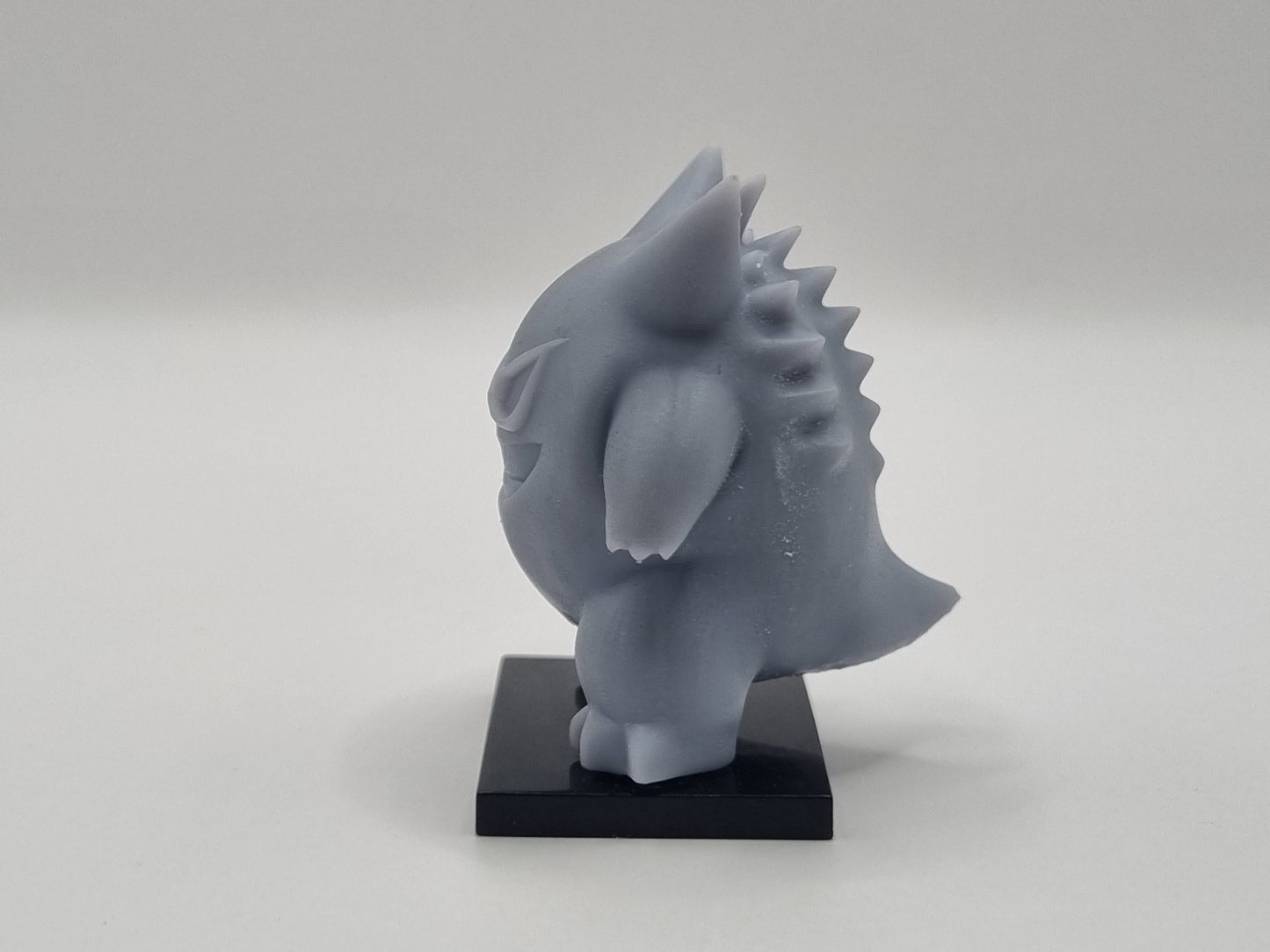 Building toy custom 3D printed big purple animal!