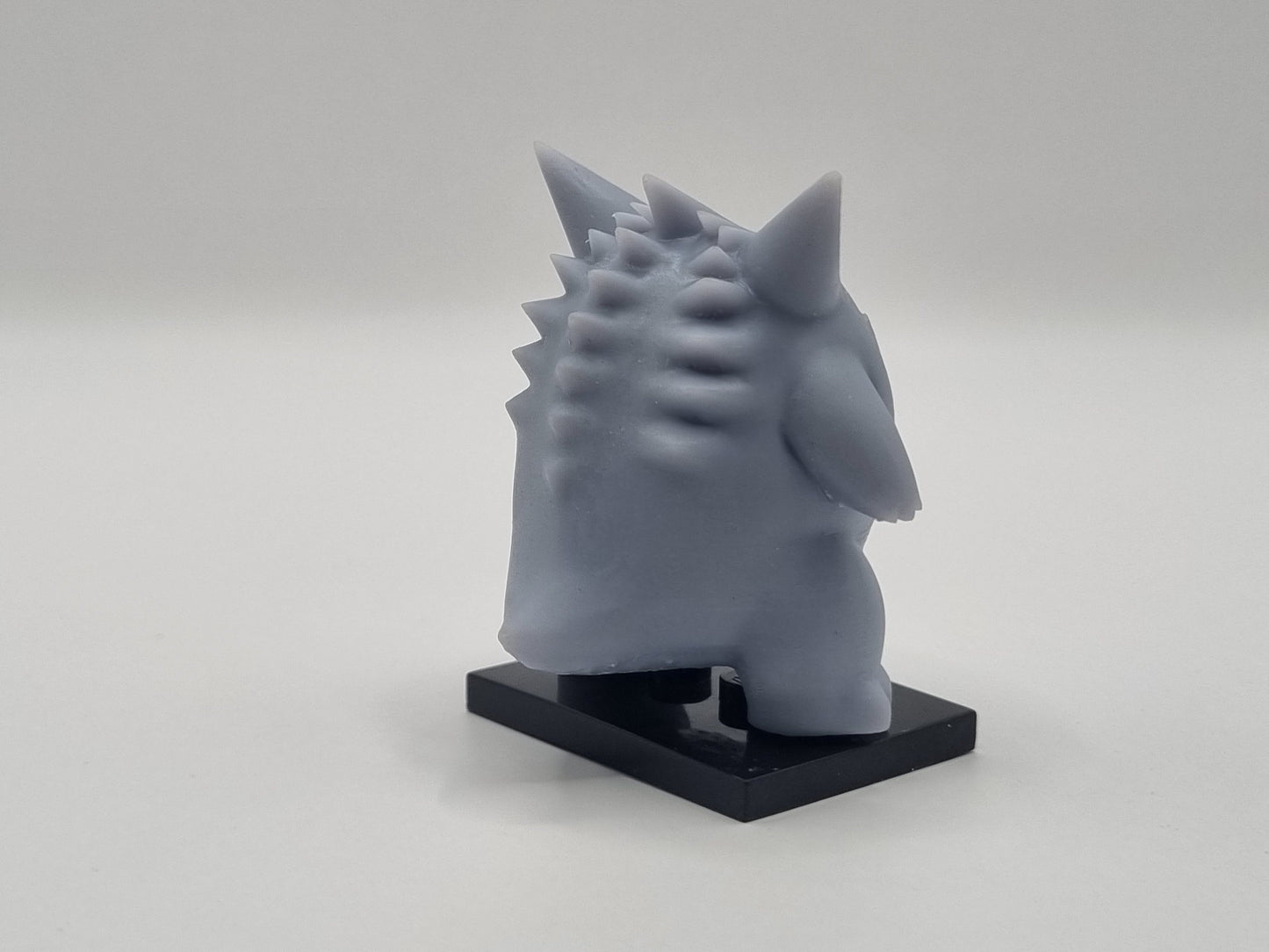 Building toy custom 3D printed big purple animal!