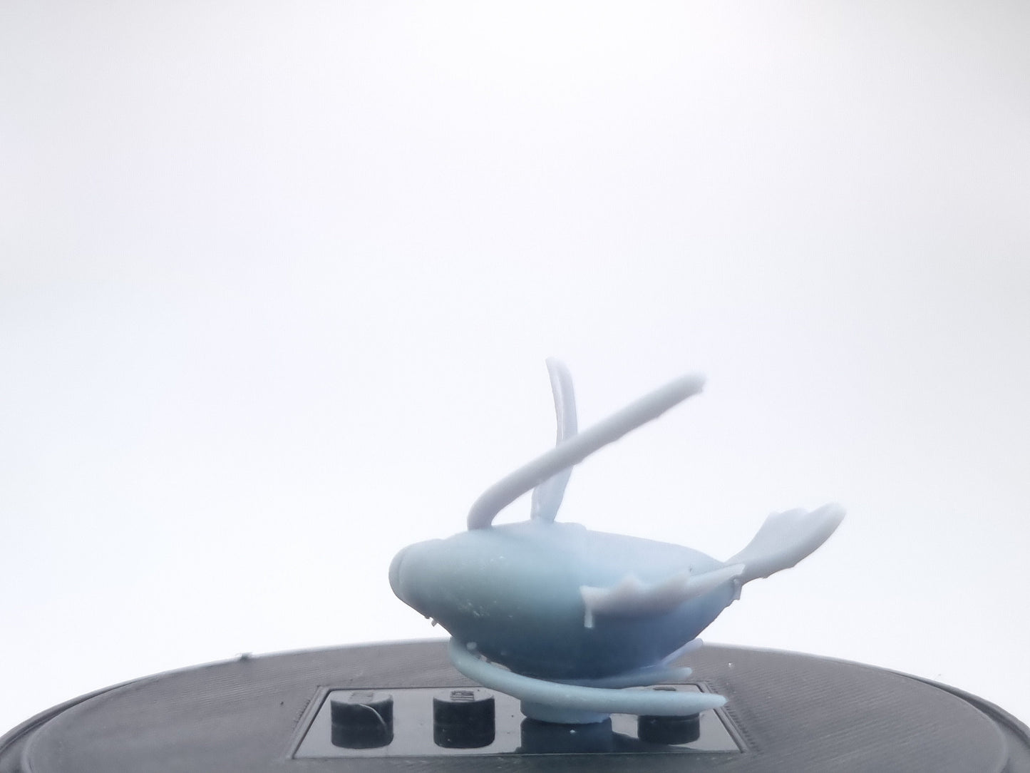 Building toy custom 3D printed fish on land!