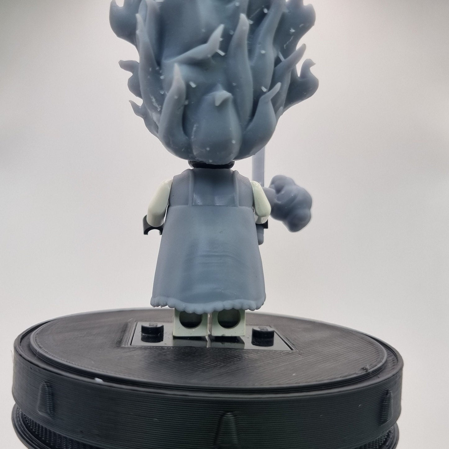 Building toy custom 3D printed momma pirate flamming het set (no clouds or normal hairpiece)