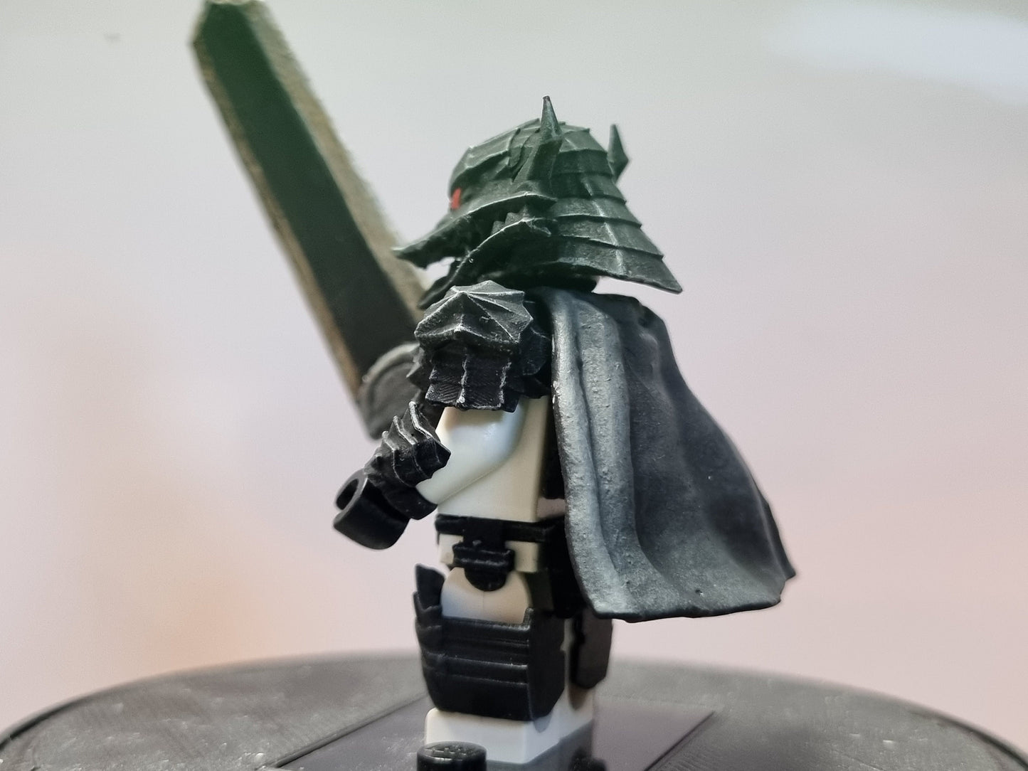Building toy painted custom 3D printed dog armor set