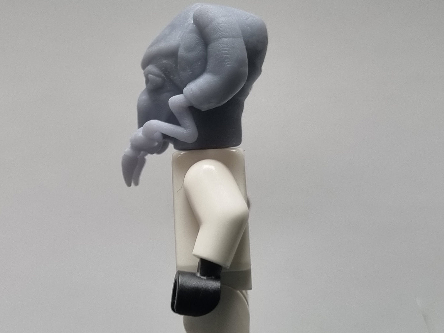 Building toy custom 3D printed galaxy wars alien head!