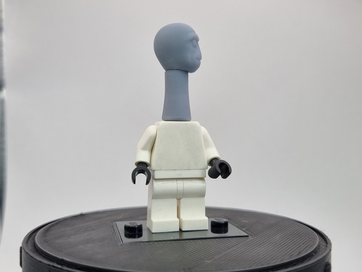 Building toy custom 3D printed Long neck alien head!