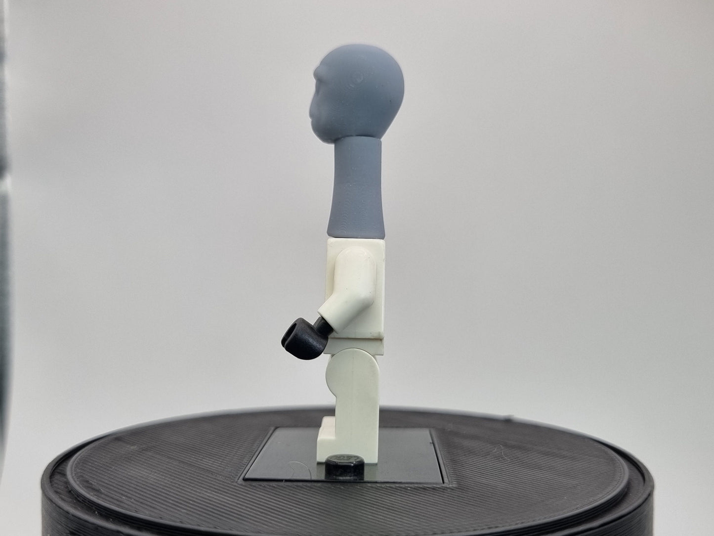 Building toy custom 3D printed Long neck alien head!