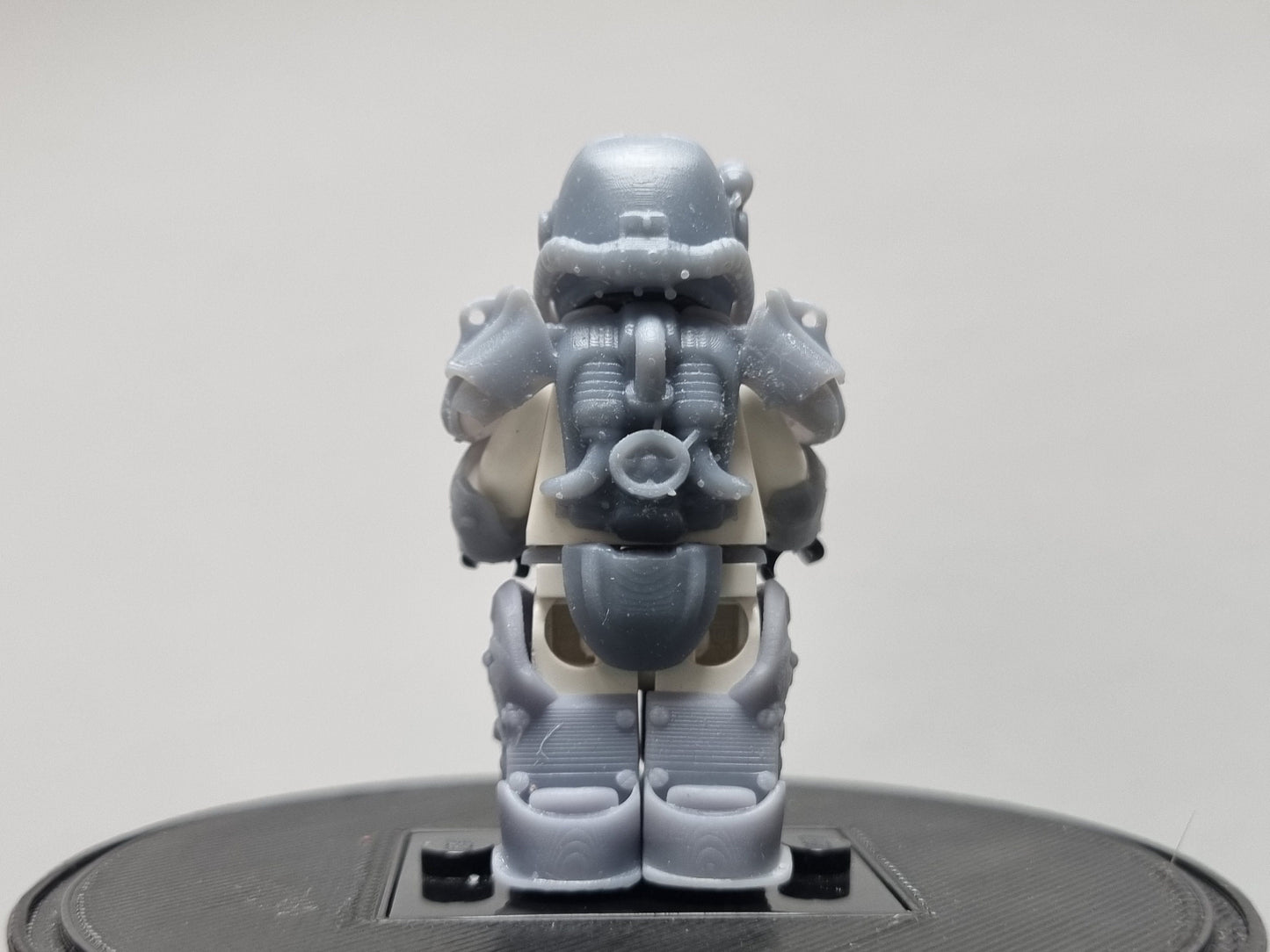 Building toy custom 3D printed waste land armor set