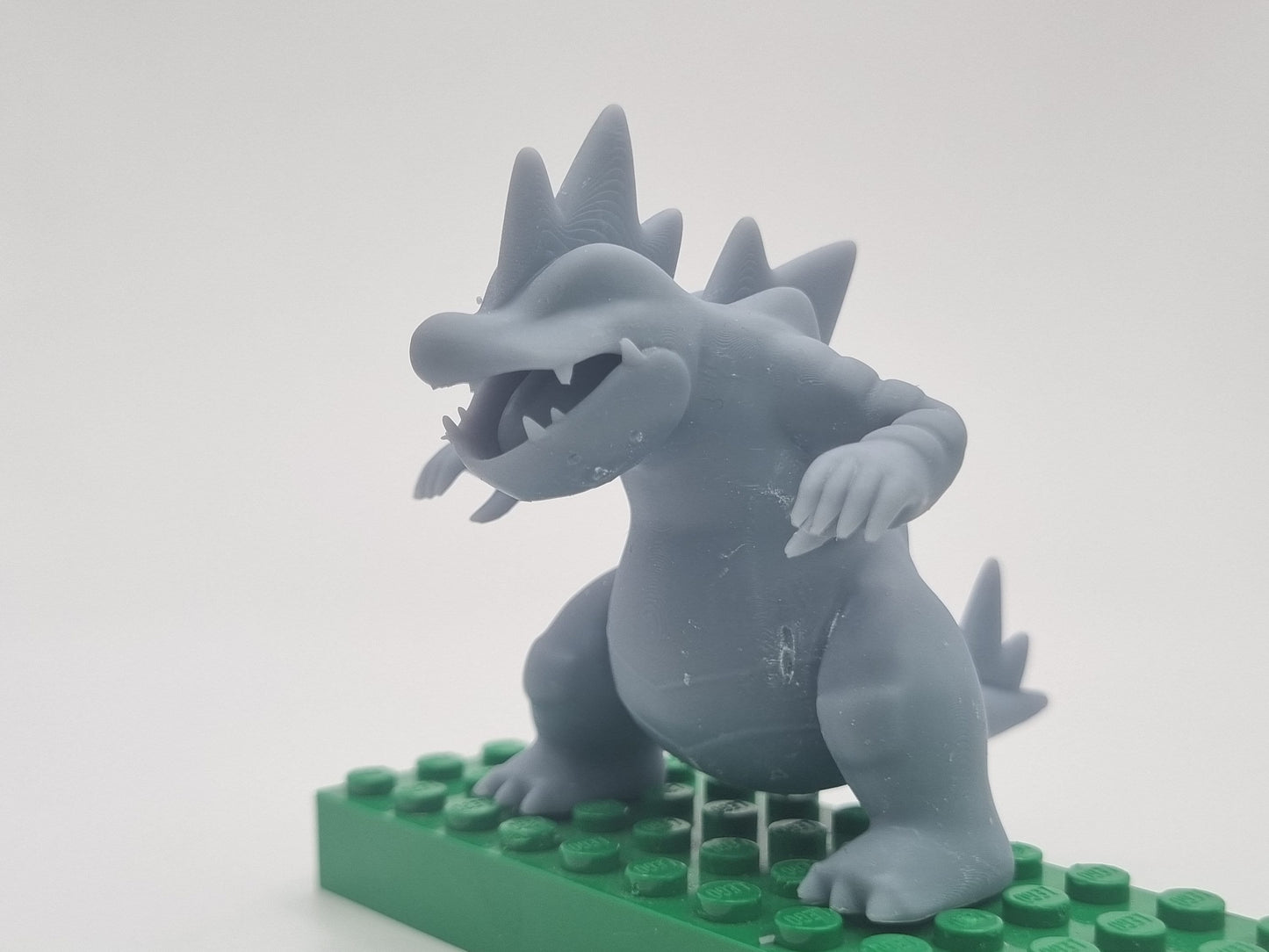 Building toy custom 3D printed big crocodile!