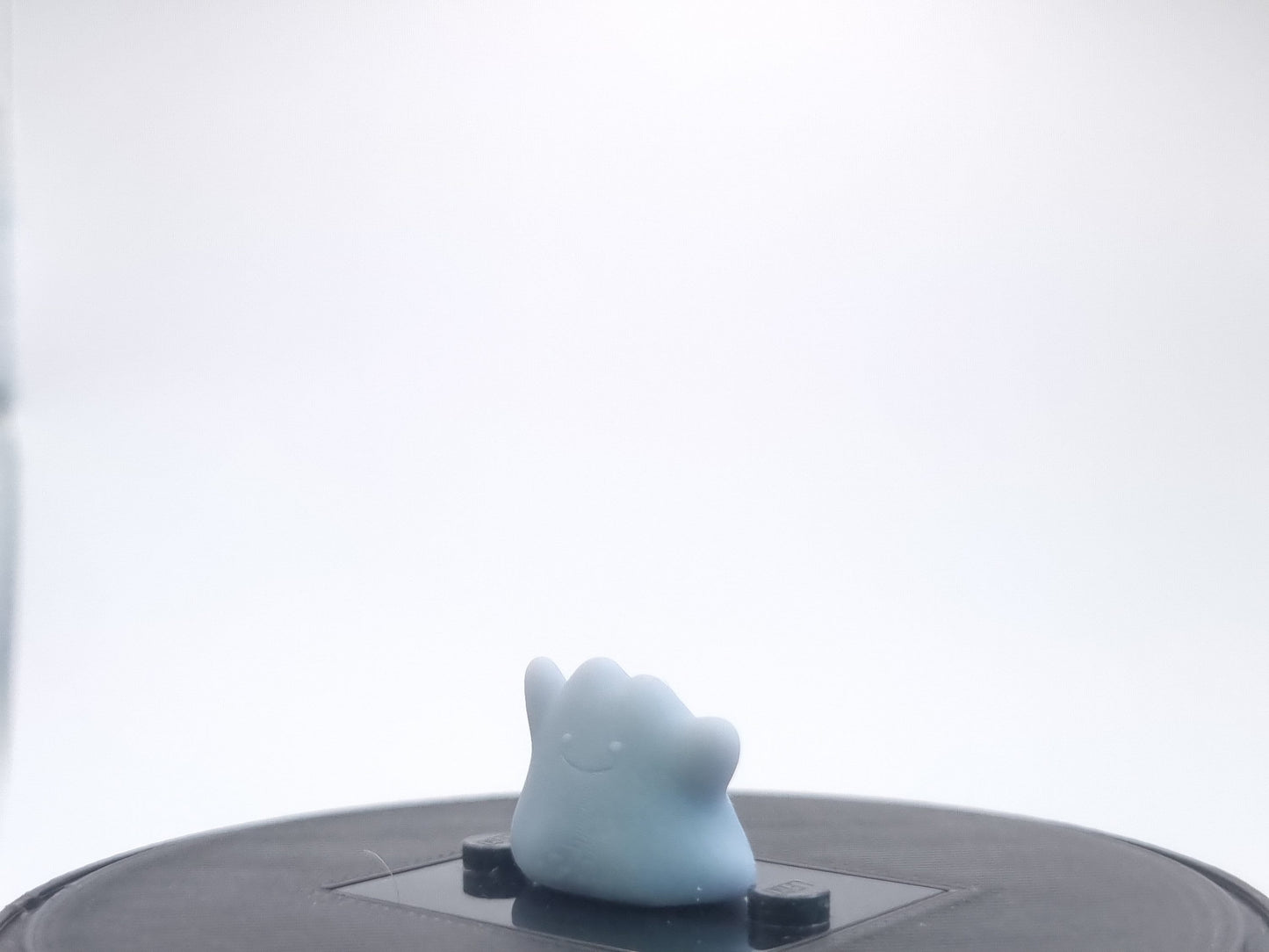 Building toy custom 3D printed purple blob!
